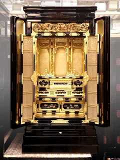 20号 金仏壇京型 西の正面写真